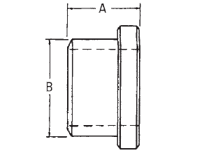 Buttweld (Pipe)/Solid Flanged Head SAE Standard Pressure Series (Code 61) - 71416 (VN)