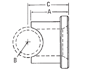 Saddle Weld (Pipe)/Solid Flanged Head SAE Standard Pressure Series (Code 61)- 71422 (VN) 