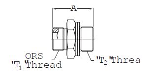 ORS - Special Metric Connector (Mates with DIN 3852 large spotface) - FF2485T (VN) 