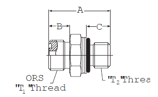 ORS/Male ISO 6149 Boss (S-Series) - FF2742T (VN)