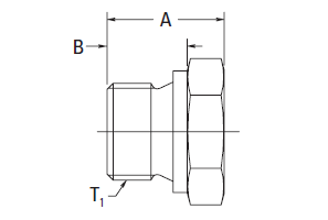 DIN 3852 Form “A” with Dowty Seal Plug - FF1939 (VN)