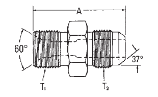 BSPP (parallel)/37° flare - 2063 (VN) 