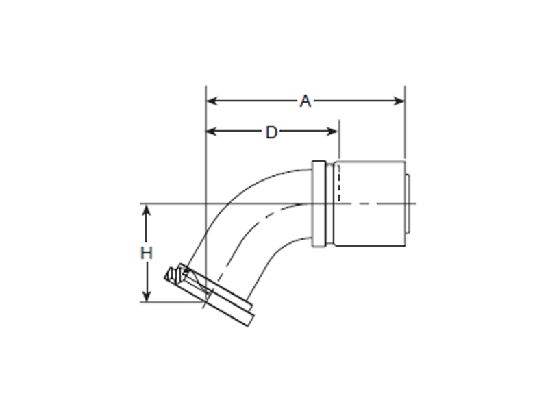 100R5 Crimp Fittings Split Flange 60° (Code 61)