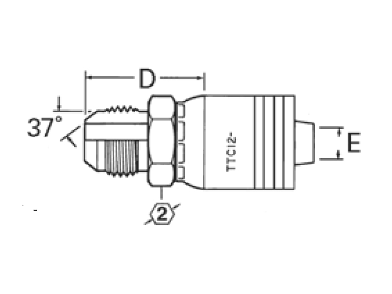 Male JIC/SAE 37° (MJ)