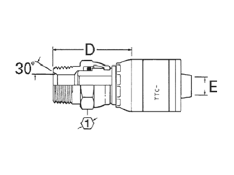 Male Pipe Swivel (PS)